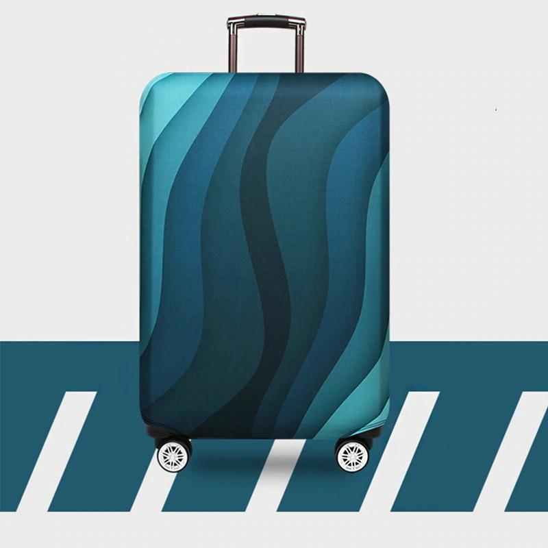 29-32 Inch Travel Suitcase Dust Covers - Elastic & Abrasion-resistant - Pink Ripple