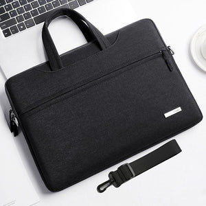 15.6 Inch Inner Bag with Shoulder Strap for Handbag or Laptop - Black