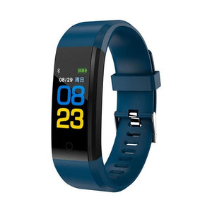 Fitness Tracker With Heart Rate And Blood Pressure Monitoring - Dark Blue - Factory Direct Shop