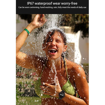 1.3 Inch Tft Screen Ip67 Waterproof Smart Watch Bracelet Support Sleep Monitor / Heart Rate Monitor / Blood Pressure Monitoring - Silver Grey