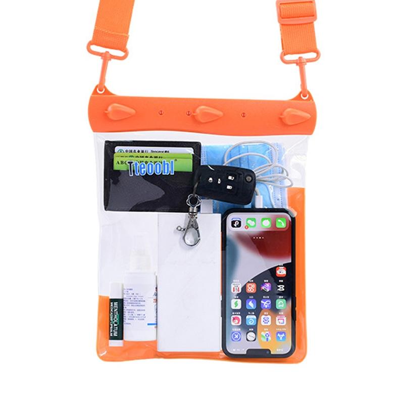 Waterproof Shoulder Messenger Bag For Sundries Phone Compatible - Orange