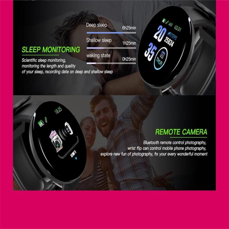 Smart Watch With Call Reminder And Health Monitoring - Waterproof - Green