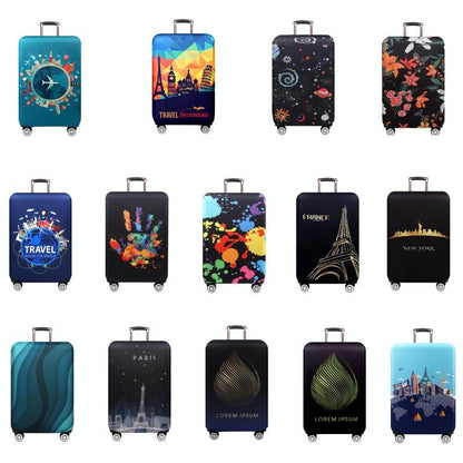Protective Luggage Cover - Durable Elastic Anti-dust - Small Size - Colourful Handprints