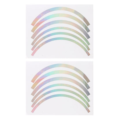 Blue Wheel Hub Sticker Set for Scooter / Bike / Electric Vehicle 2 Pcs - Green