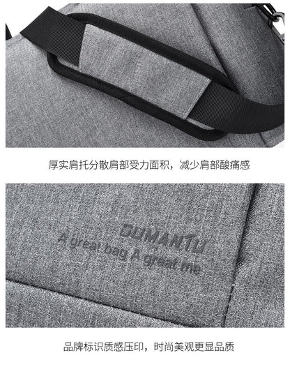 13 Oxford Cloth Laptop Backpack for Event - Black - Dark Gray