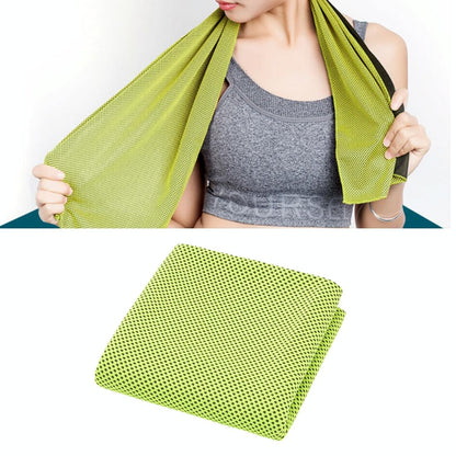 2-pack Enduring Ice Towels - Microfiber Fabric 30*100cm - Ideal for Gym and Sports - Burgundy