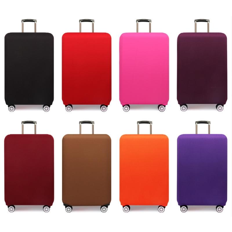 Stretch Luggage Protective Cover - Durable & Dust-proof - Size l - Rose Red