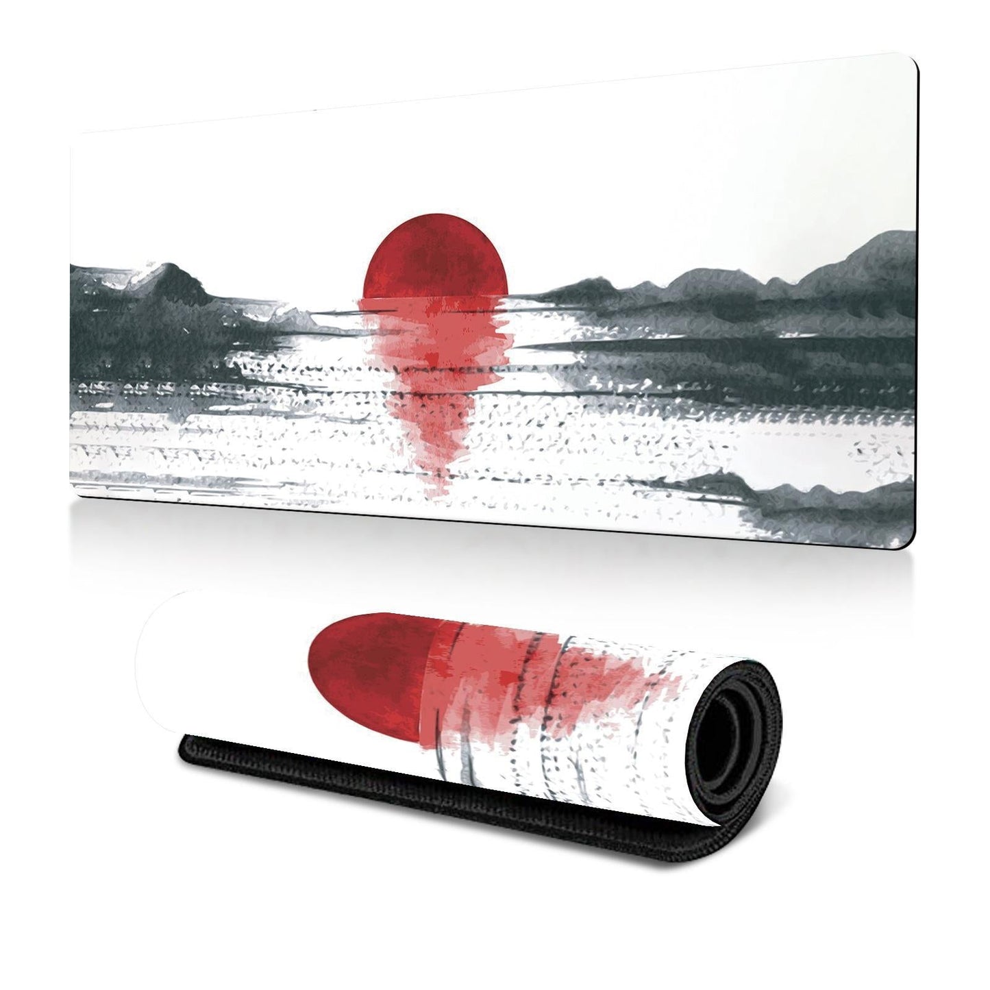 Cherry Blossom Ink Painting Mouse Pad Non Slip - Pattern 15 - 400X900X2Mm