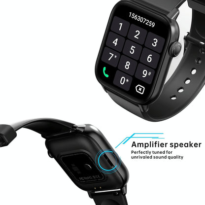 1.83 Inch Bt5.2 Smart Sport Watch Support Sleep / Heart Rate / Blood Oxygen / Temperature / Blood Pressure Health Monitor - Black + Green