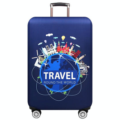 Protective Luggage Cover - Durable Elastic Anti-dust - Small Size - Colourful Watercolour