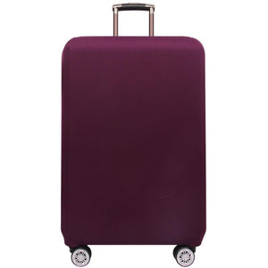 Stretch Luggage Protective Cover - Durable & Dust-proof - Size m - Purple Red
