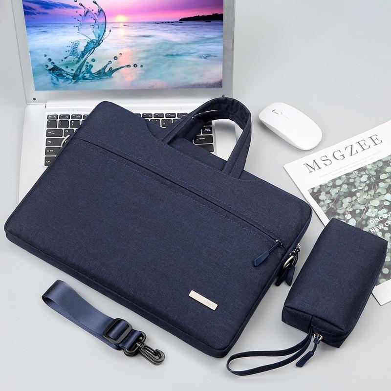 14 Inch Inner Bag with Shoulder Strap for Handbag or Laptop - Power Bag - Dark Blue