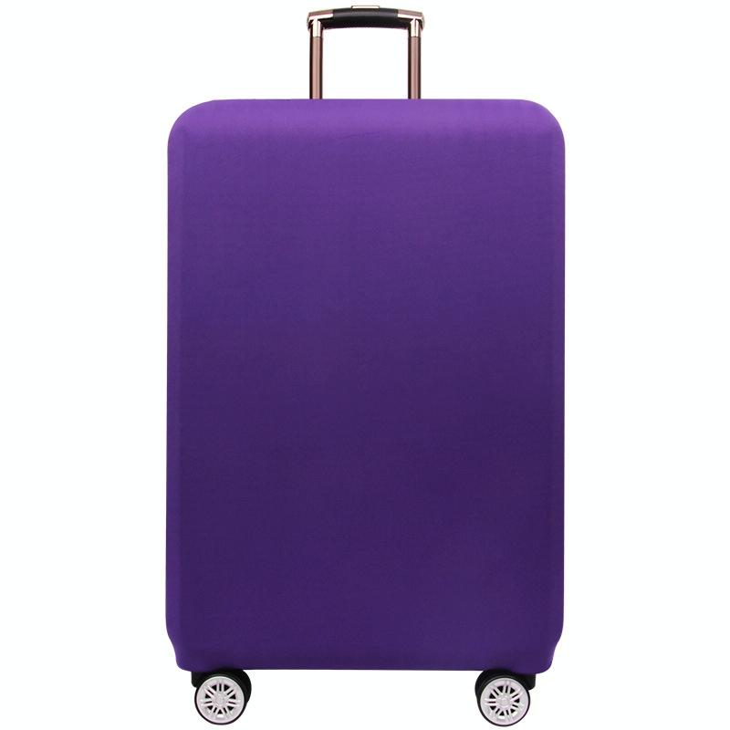 Xl Thickened Stretch Luggage Cover - Dust-proof & Wear-resistant - Purple Red
