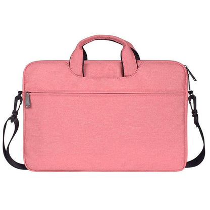 Hidden Portable One-shoulder Handbag for 14.1 Laptops - Waterproof Oxford Cloth - Pink