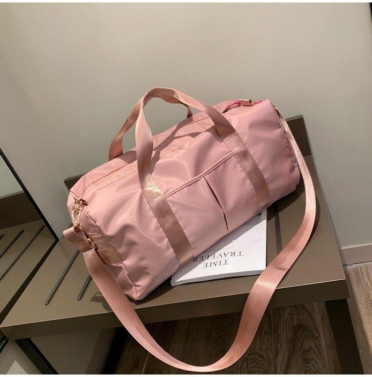 Yoga and Sports Gym Bag - Lightweight Nylon - Pink