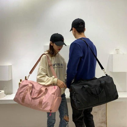 Yoga and Sports Gym Bag - Lightweight Nylon - Pink