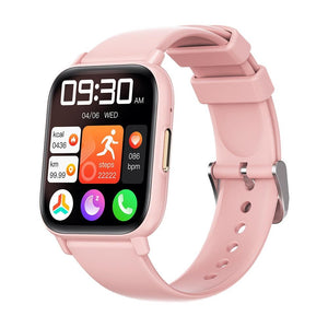 1.83 Inch Ip68 Waterproof Smart Watch Support Body Temperature Monitoring / Heart Rate / Blood Oxygen / Blood Pressure Monitoring - Pink