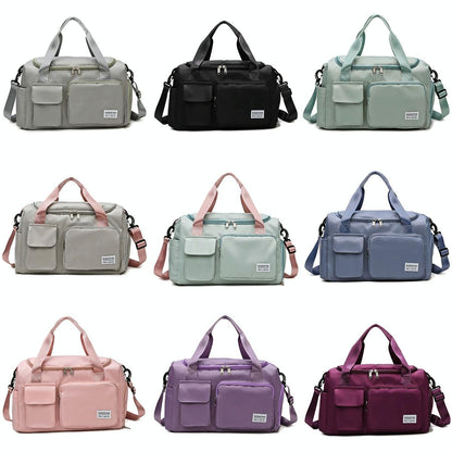 Compact Waterproof Gym Bag for Travel - Size s - Light Pink