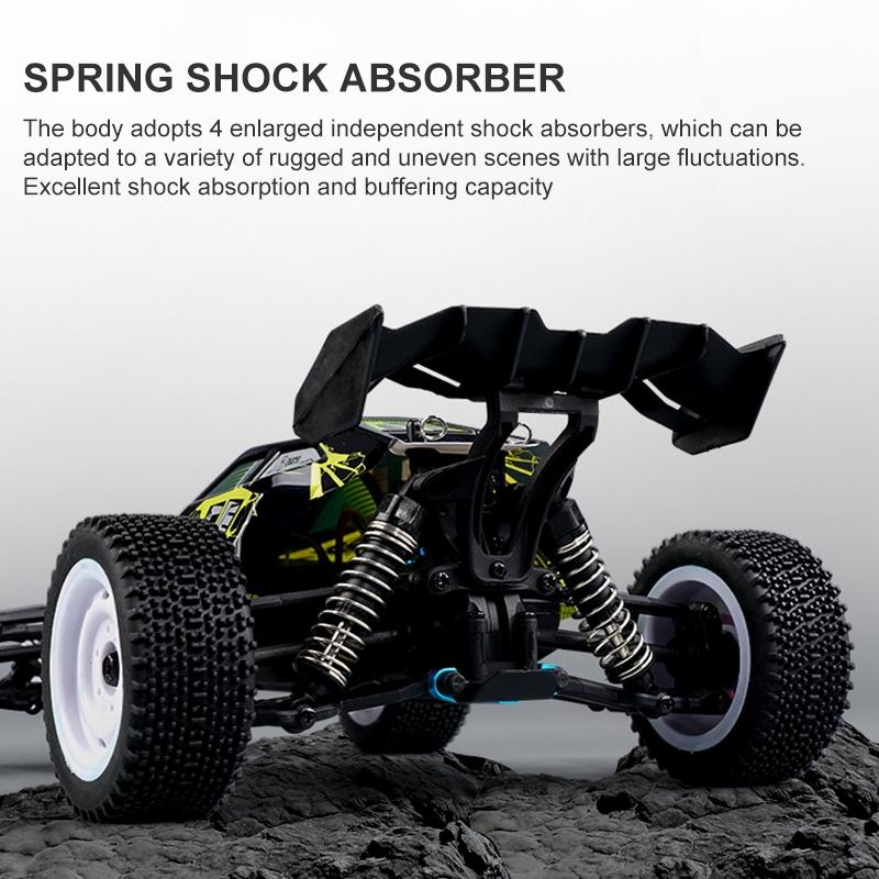 Green 1 16 2.4g Rc Off-road Racing Car Toy - Electric 4wd
