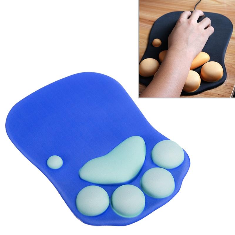 Soft Non Slip Cat Claw Mouse Pad - Green