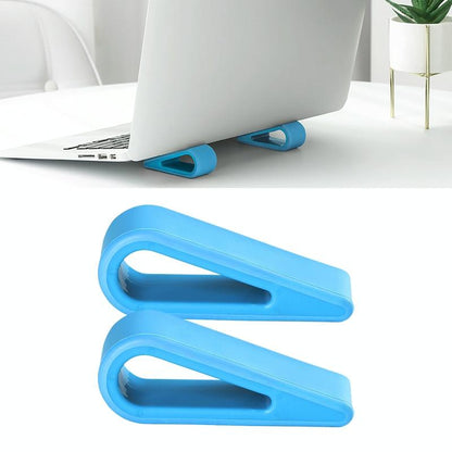 Adjustable Notebook Stand for Improved Cooling and Comfort - Green