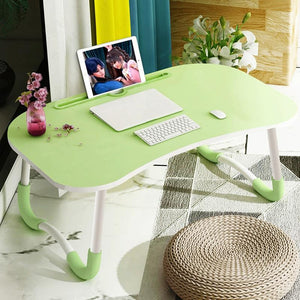 Portable Laptop Desk Stand - Foldable & Non-slip - Green