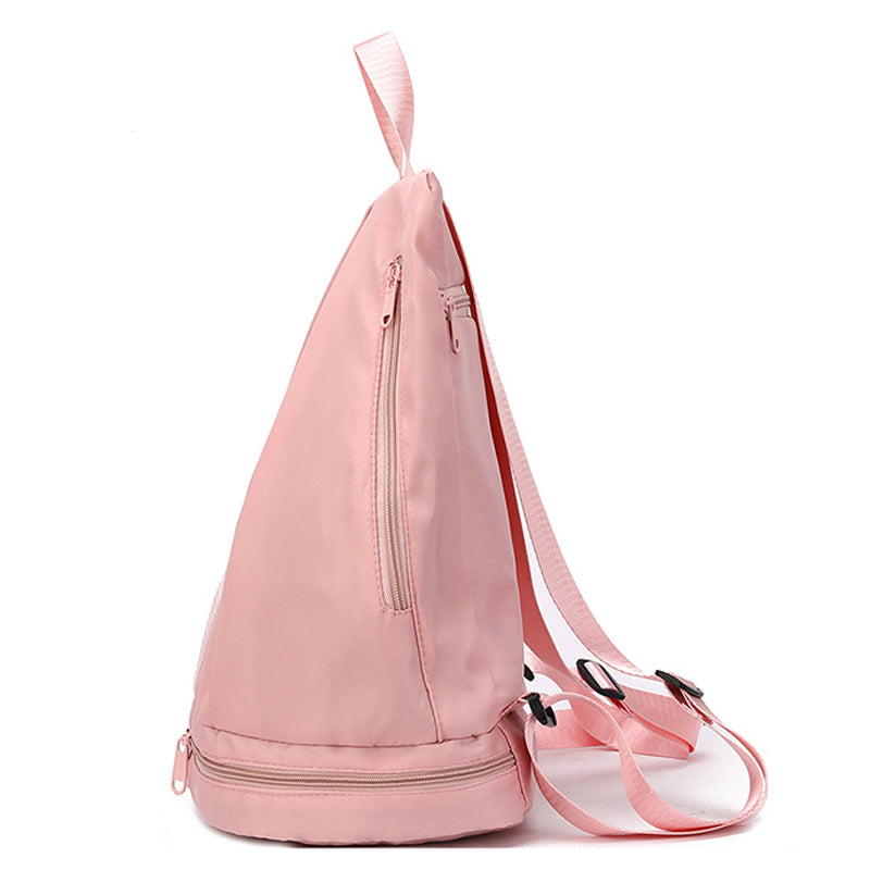 Gym Backpack Shoes Compartment-Blue