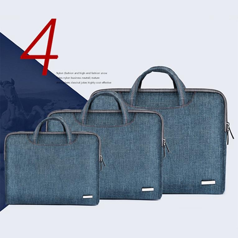11.6 Inch Simple Business Laptop Bag with Liner - Ls-116 - Canvas Bohemia