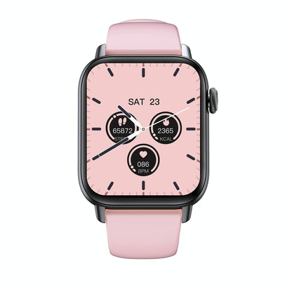 1.83 Inch Bt5.2 Smart Sport Watch Support Sleep / Heart Rate / Blood Oxygen / Temperature / Blood Pressure Health Monitor - Gold + Black