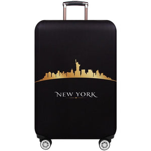 Protective Luggage Cover - Durable Elastic Anti-dust - Small Size - Lady Liberty