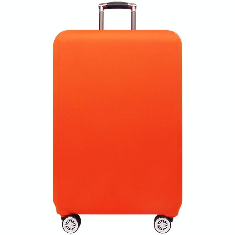 Stretch Luggage Protective Cover - Durable & Dust-proof - Size m - Orange Red