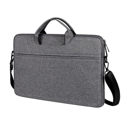 Hidden Portable One-shoulder Handbag for 14.1 Laptops - Waterproof Oxford Cloth - Light Grey