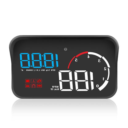 Universal Car Obd2 Hud 3.5 Inch Vehicle Head Up Display - Blue