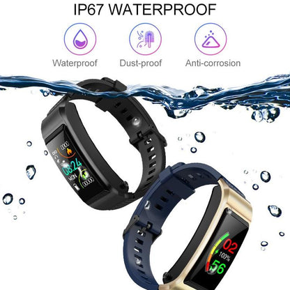 Waterproof Tft Smart Watch With Call And Health Monitoring - Blue