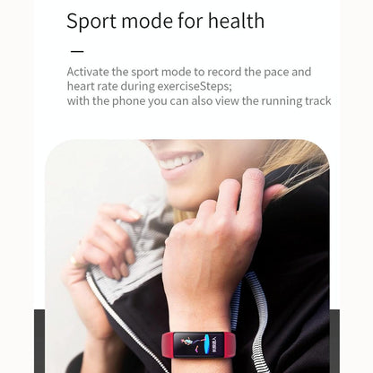 Waterproof Touch Screen Smartwatch - Ipx67 - Blue