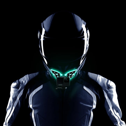 3-way Pivot Arm Butterfly Helmet Mount for Gopro Hero12 - Blue