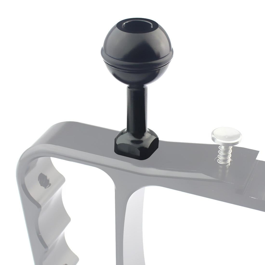 Universal 1 / 4 Ball Adapter for Action Cameras - Compatible with Gopro Insta360 Dji and More - 2.5cm Diameter - Blue