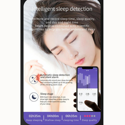 Waterproof Touch Screen Smartwatch - Ipx67 - Purple