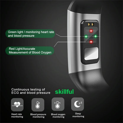 Waterproof Bluetooth Smartwatch With Tft Screen - Red