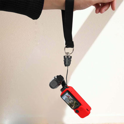 3 in 1 Silicone Case Set for Dji Pocket 3 - Red