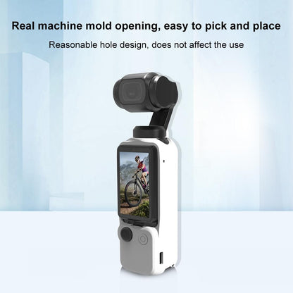 3 in 1 Silicone Case Set for Dji Pocket 3 - Red