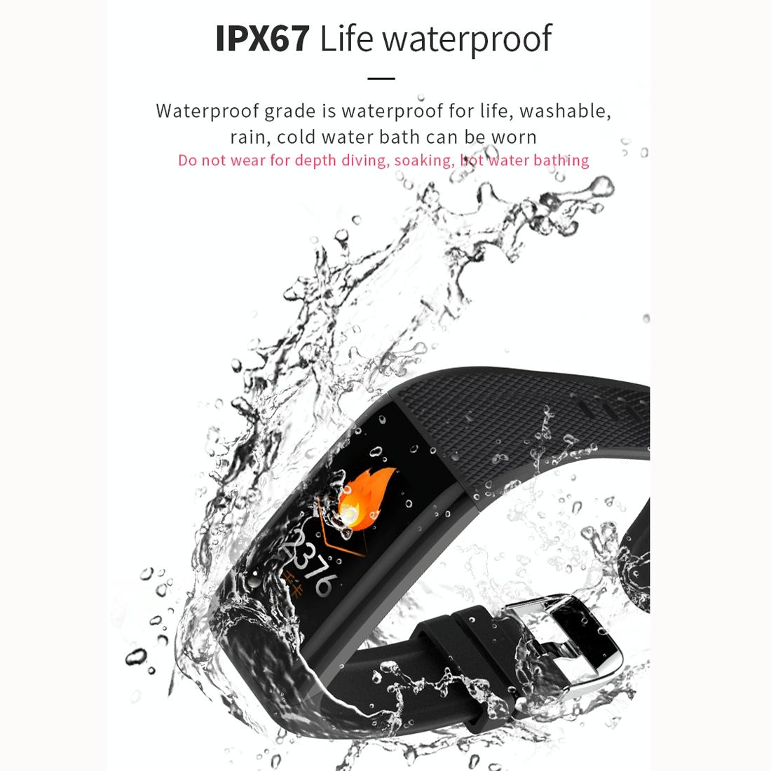 Waterproof Touch Screen Smartwatch - Ipx67 - Red