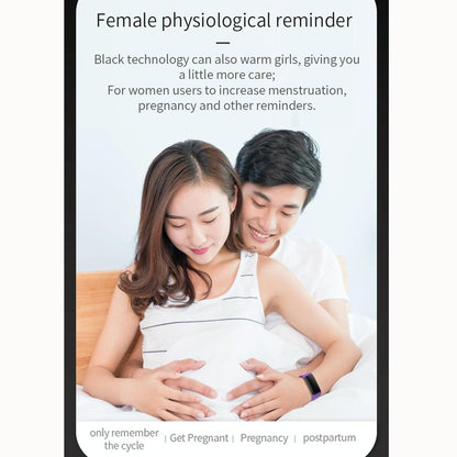 Waterproof Touch Screen Smartwatch - Ipx67 - Red