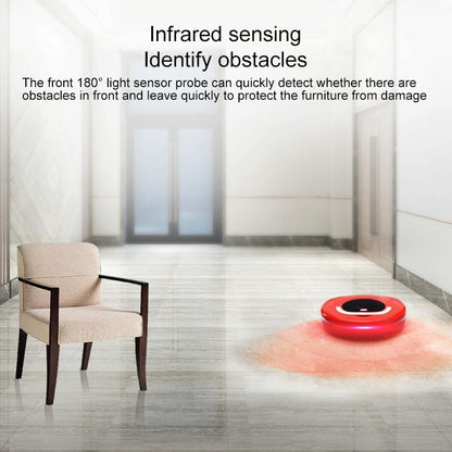 Smart Household Sweeping Robot - Fd-rsw c - Red