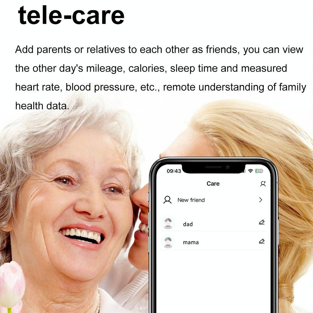 1.91 Inch Ips Screen Ip67 Waterproof Silicone Band Smart Watch Support Body Temperature Monitoring / Ecg - Red