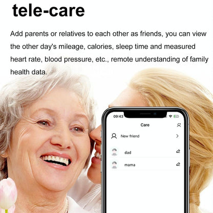 1.91 Inch Ips Screen Ip67 Waterproof Silicone Band Smart Watch Support Body Temperature Monitoring / Ecg - Red