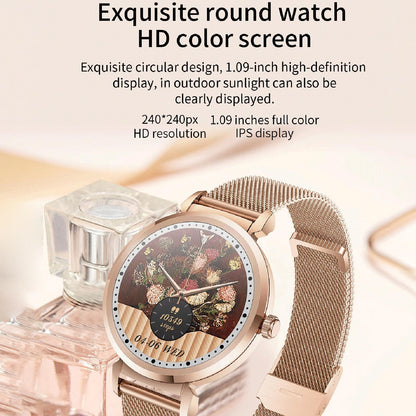 Health Monitoring Smart Watch With Heart Rate And Blood Pressure Options