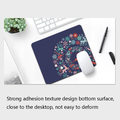 6 Piece Non Slip Mouse Pad Set 21 X 26Cm Thick Rubber Anti Skid Durable - Deep Sea Girl