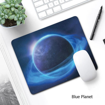 6 Piece Non Slip Mouse Pad Set 21 X 26Cm Thick Rubber Anti Skid Durable - Deep Sea Girl