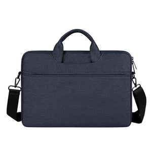 Hidden Portable One-shoulder Handbag for 14.1 Laptops - Waterproof Oxford Cloth - Navy Blue